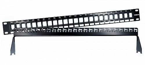 Kuwes Unshielded 24 port full loaded patch panel